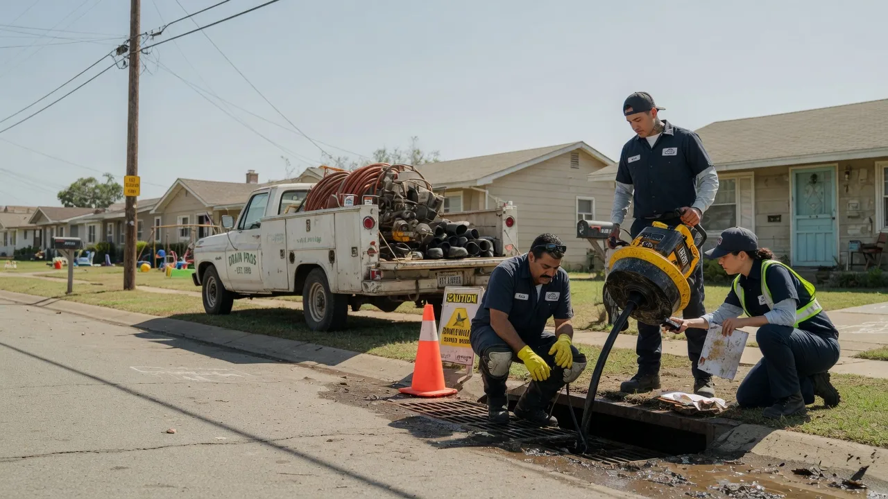 Drain Cleaning in Mcqueeney, TX near me